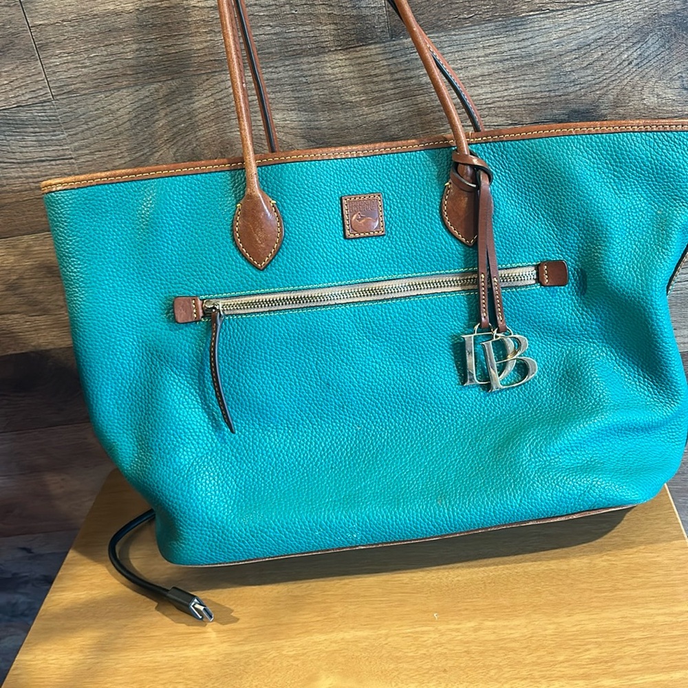 Dooney and Bourke Large Green Tote